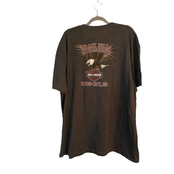 Sturgis 2016 Black Hills Rally Biker Built Harley Davidson T-shirt  Mt Rushmore - Picture 4 of 6